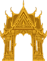 Ornate temple gateway
