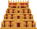 South Indian temple gopuram